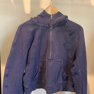 Lululemon - Scuba Oversized Half Zip Hoodie - Blue (M/L)